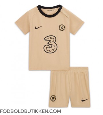 Chelsea Tredjetrøje Børn 2022-23 Kortærmet (+ Korte bukser)